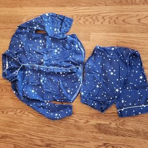 Victoria's Secret Navy Starry Pajama Set